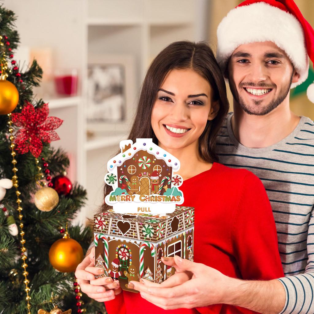 Christmas Man Gingerbread Gift Box With Paper Material For Holiday Giving Gift