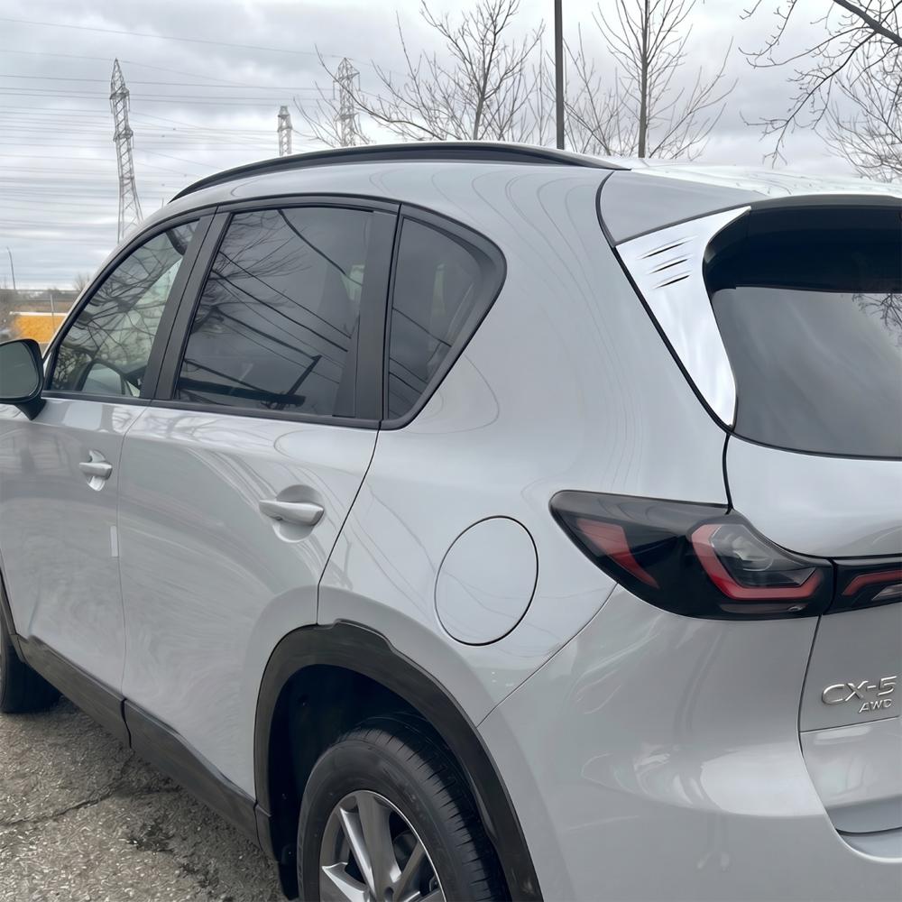 Für Mazda CX-5 CX5 2026 2027 Heckflügel-Zierabdeckung Heckfenster Hecktür-Spoiler 3D Dreidimensionales Design Aufkleber Zubehör