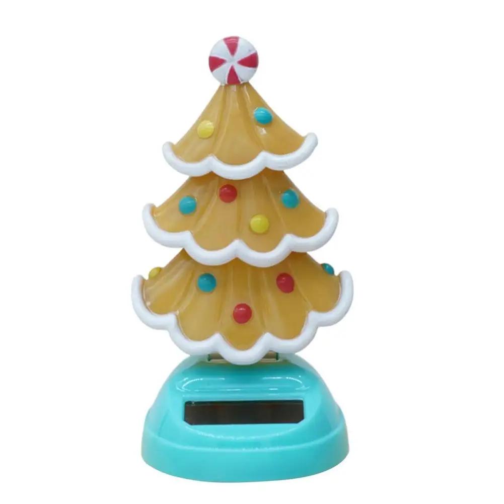New Arrival Christmas Car Ornament 2026 2026 Solar Dancing Christmas Tree Novelty Moving Christmas Tree For Car Dashboard J5X5