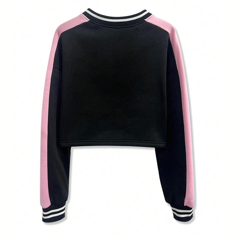 European and American sports style digital printed ball jersey loose long sleeved street V-neck personalized short top