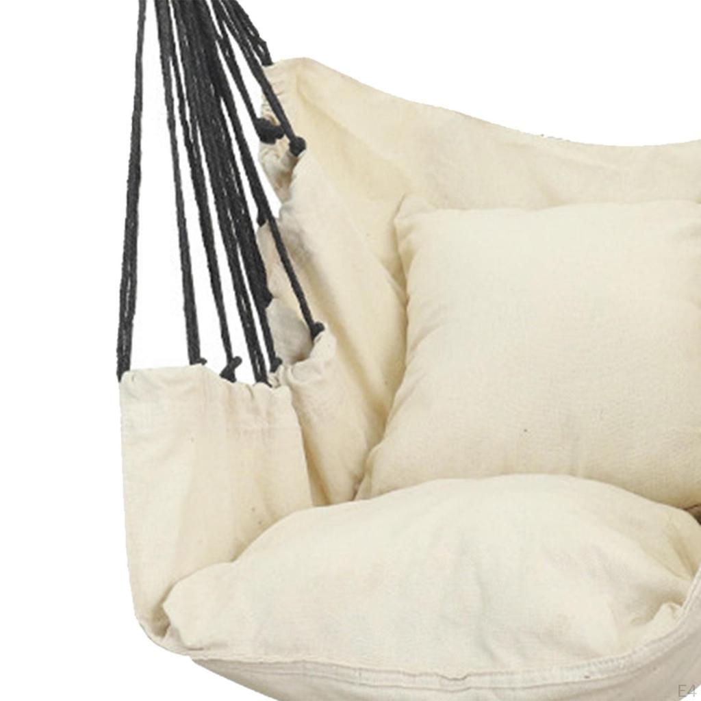 Hammock Chair Folding Camping for Outdoor Indoor Hanging Rope Max 250kg Bedroom