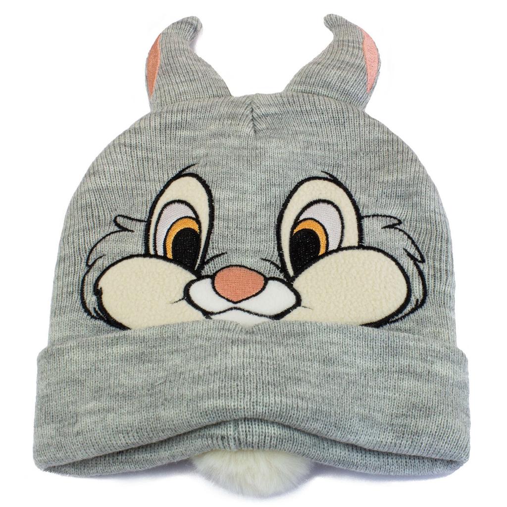 Bambi Unisex Adult Thumper Face Pom Pom Beanie