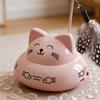 Electric Cat Interactive Toy with Feather Bell Automatic Moving Cat Teaser Boredom Toy Indoor Cats Enrichment Toy with Music Light