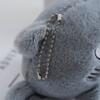 Cute Creative Shark Plush Doll Keychain Soft Stress Relief Accessory For Bags