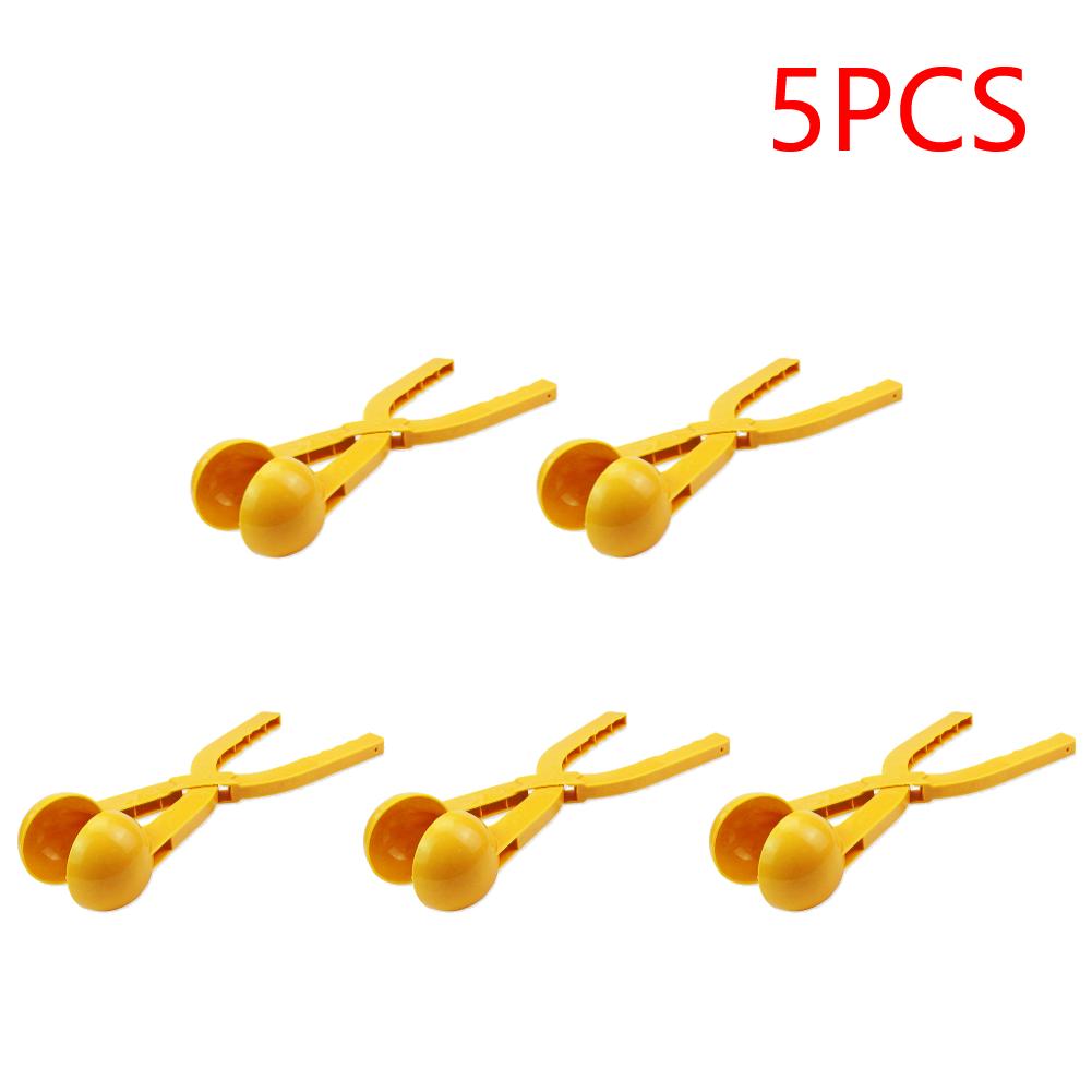 Creative Snowball Clip 3D Round Shaped Snow Snow Clip Toys Kids Sandy Beach Game Playing Tool Interactive Toys