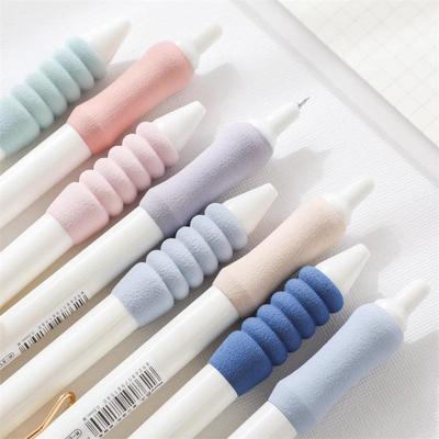 4-teiliges Gelschreiber-Set mit weichem Griff, 0,5 mm Kugelschreiber, schwarze Farbtinte zum Schreiben im Büro und in der Schule