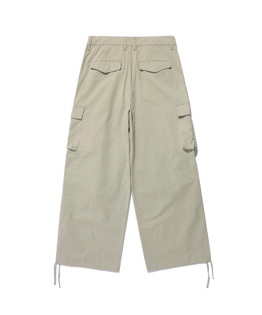 PHYSICAL DEPARTMENT Cotton Twill Cargo Pants_Green Beige