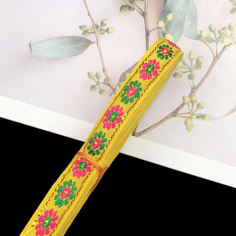 1cm Ethnic Embroidery Lace Trim for Dance Costume and Clothing Accessories