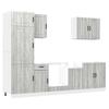 VidaXL Ensemble d'armoires de cuisine 7 pcs Kalmar bois d'ingénierie, ensemble d'armoire, étagère de rangement, placard, 3314777