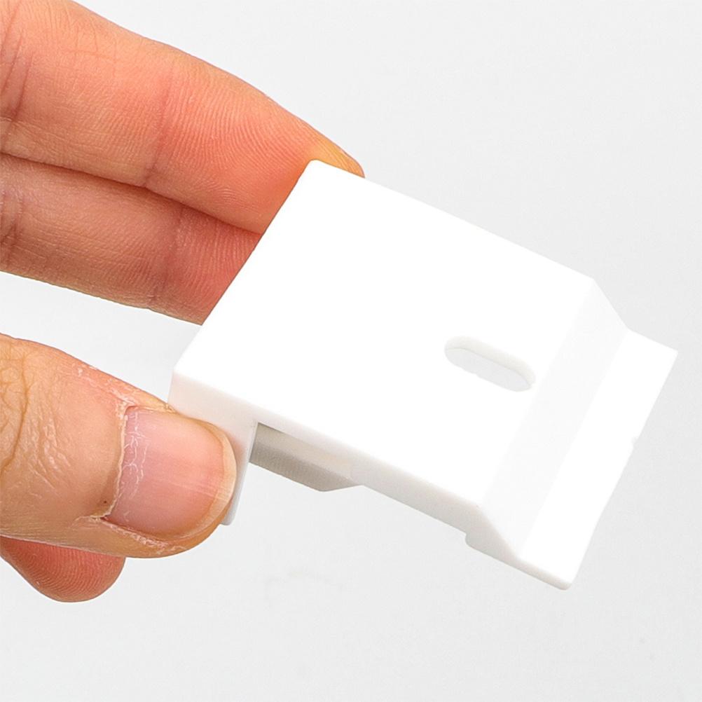 6Pcs Blind Holder Bracket Heavy Duty Window Blind Supports Ceiling Mounted Curtain Rod Brackets Easy Install Curtain Bracket