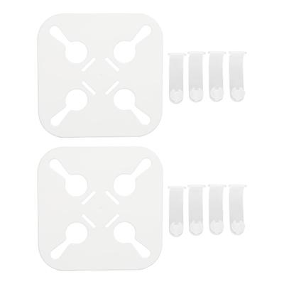 2pcs Anti Tangle Laundry Washing Gadget PP Quick Drying Square Anti Tangle Bedsheet Washing