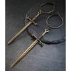 Gothic Sword Earrings