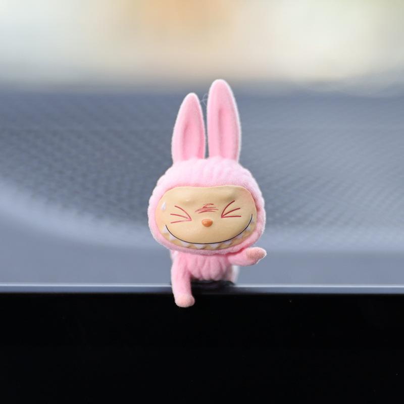 1pc Car Display Screen Decoration, Center Console, Car Cartoon Decoration, Yoga Cloth, Car Interior Supplies