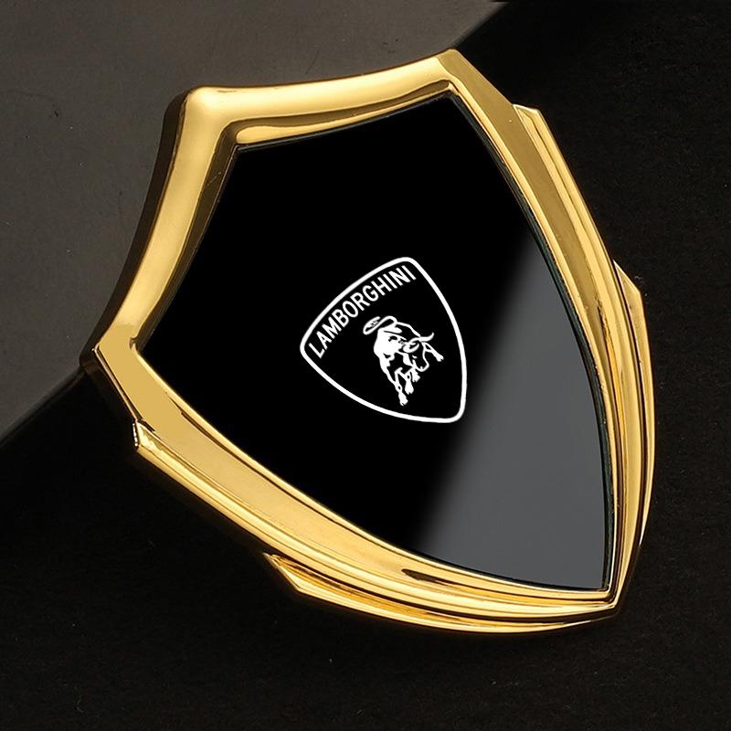 

Motorcycle metal 3D sticker Auto Styling Decoration For Lamborghini Urus Huracan Aventador Premium Interior Auto Accessories