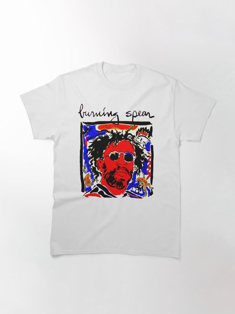 Burning Spear Hand Draw Face Roots Reggae Classic T-Shirt