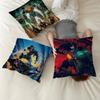 Movie P-Pacific Rims Pillow Covers Cartoon Sofa Decorative Home Double-sided Printing Short Plush Cute Cushion Cover