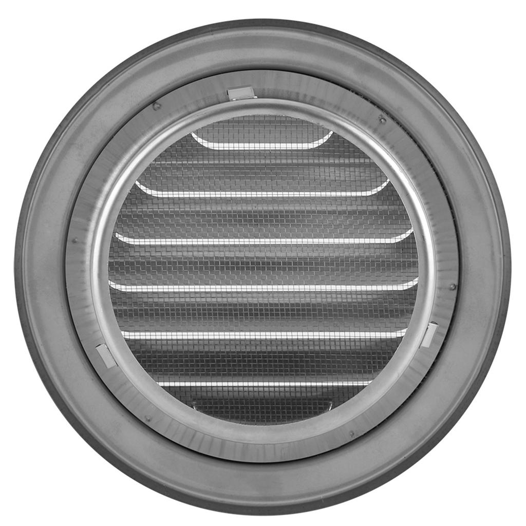 Stainless Steel Wall   Vent Round Flat Grille Ducting Ventilation Cover Outlet Insect Mesh Vent Covers Stainless Steel   Soffit Vent Cover 4 Ro