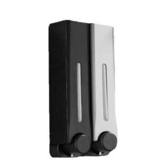 Wall-Mounted No-Drill Triple Soap Dispenser