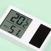 Solar Powered Thermometers Mini High Accuracy Digital Temperature Humidity Portable Measurement Meter Gauge Hygrometer