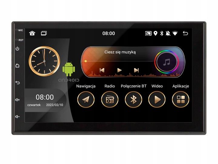 Radio Samochodowe 2 Din Wifi Gps Android Bluetooth Usb Rds Kamera Cofania
