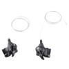 1 Pair Triple Speed Bicycle Gear Shift Derailleur Left Right Shifter (3x9Speed)