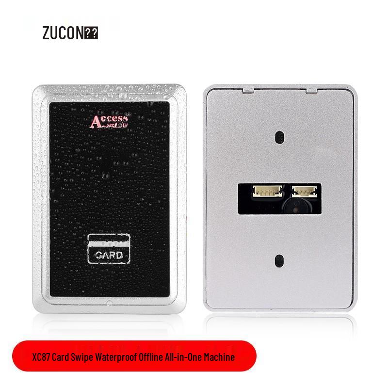 

ZUCON XC87 Offline Waterproof IC Card Access Control System CN plug (adapter included)