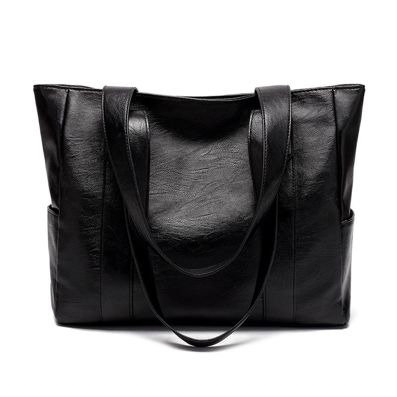 Women's Bag Large Capacity Bag Fashion All-match Handbag Shoulder Diagonal Bag Simple Atmosphere Mother Bag