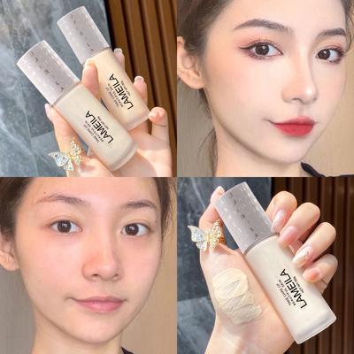 Soft Matte Long Lasting Liquid Foundation  Moisturizing Repair Liquid Foundation Natural Flawless Full Coverage Brightening Foundation Cream