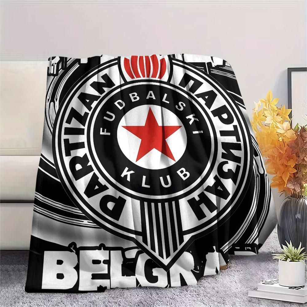 Poster Partizan Plaid in Flanella, Alta Qualità Confortevole per Tutte le Stagioni, Decorazione per la Casa, Calore e Comfort