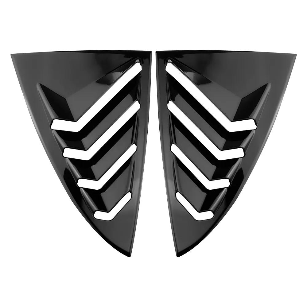 Rear Side Blind Window for Tesla Model 3 2016-2026 Back Triangle Window Spoiler Louver Shutter Cover Accessories