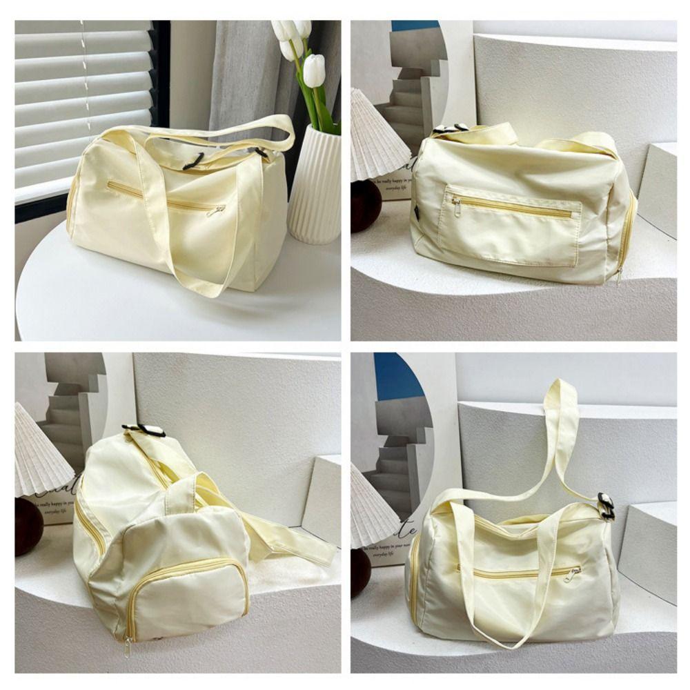 Large Capacity Sports Shoulder Bag Canvas Luggage Bag Fashionable Gym Fitness Bag Travel