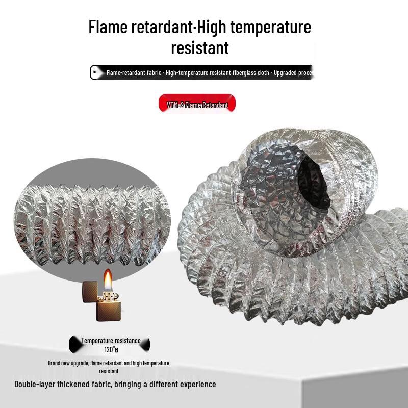 Jinghewen Double-Layer Aluminum Foil Fiberglass Air Duct