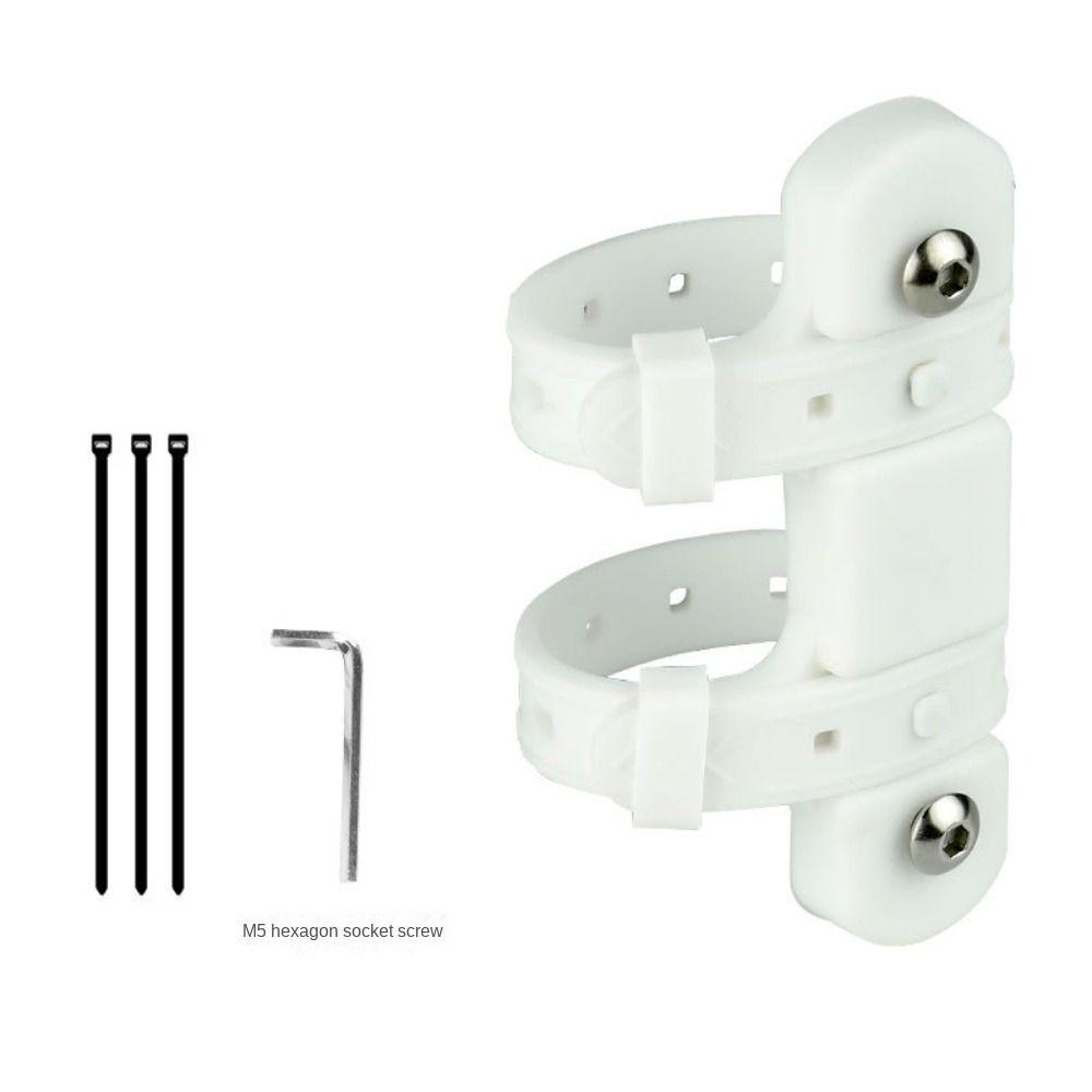 

Anti-slip Bicycle Kettle Stand Base Fixing Clip Bike Water Bottle Stand Base Cycling Accessories white-019B