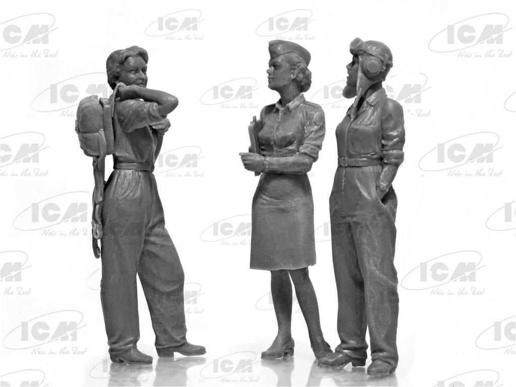 ICM Americká pilotka WASP Plastikový model 32108 1/32 1943-1945