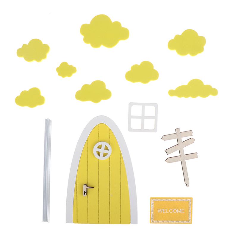 

1/12 Дверная мышь Перес Для настенного масштаба Миниатюрный интерьер Деревянная дверь Сделай сам Мебель для кукольного домика Аксессуары для кукольного домика