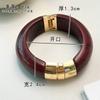 Fashionable French Retro Punk Wide-Edge Alloy Open Bracelet Simple Trendy Individual Ladies' Wristband Gift For Friends