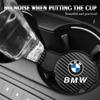 2025 2Pcs Leather Coaster Anti-noise Water Cup Pad Cushion For BMW E46 E90 G30 F30 F10 X2 X3 X4 X5 X6 X7 E28 F20 E60 E70 E39