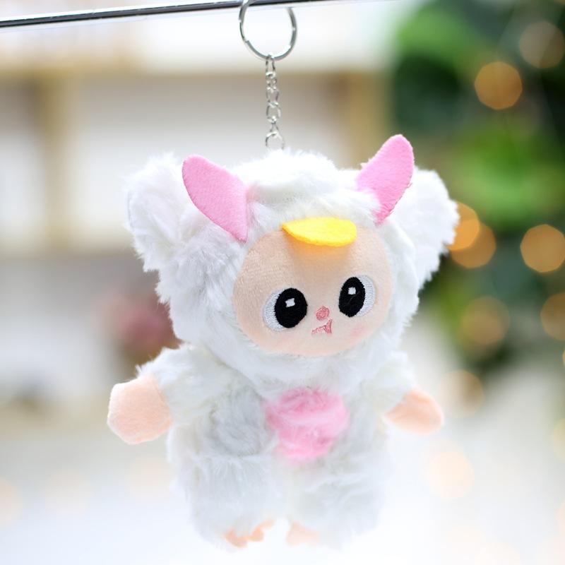Nou Pandantiv Jucărie de Pluș Animal Drag Păpușă Drăguță Breloc Păpușă Decorațiune Agățată pentru Geantă de Școală