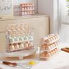 Large Capacity Refrigerator Egg Storage Box Plastic Large Egg Holder Egg Storage Tray  Refrigerator