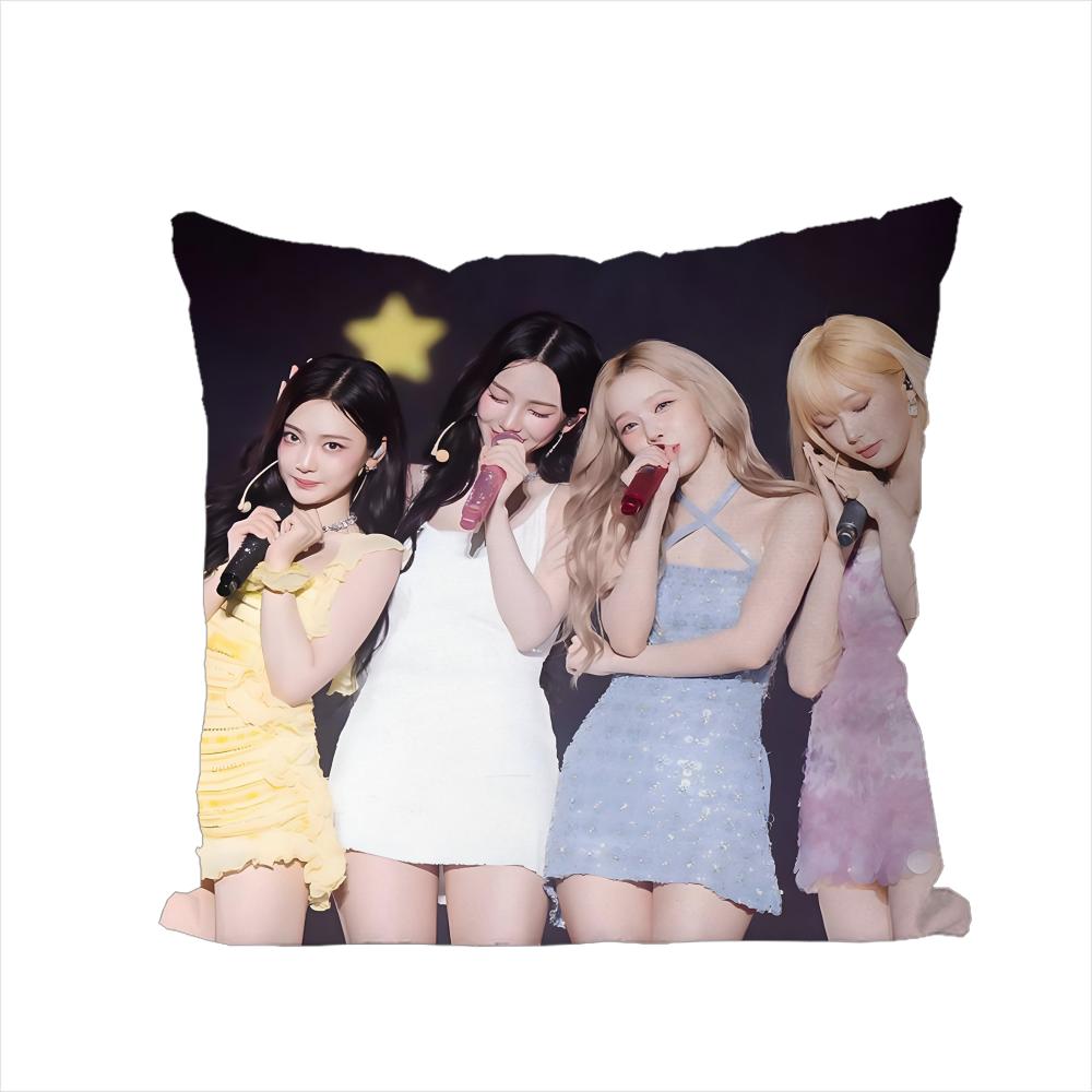 Kpopaespas Pillow Case For Car Sofa Decorative Home Doublesided Print Plush Square Throw Pillow Cushion Cover