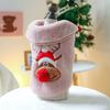 Small Dogs Vest Coat Christmas Reindeer Vest Costume Dressup Clothes Kitten Photoshooting Props Festival Holiday Suit