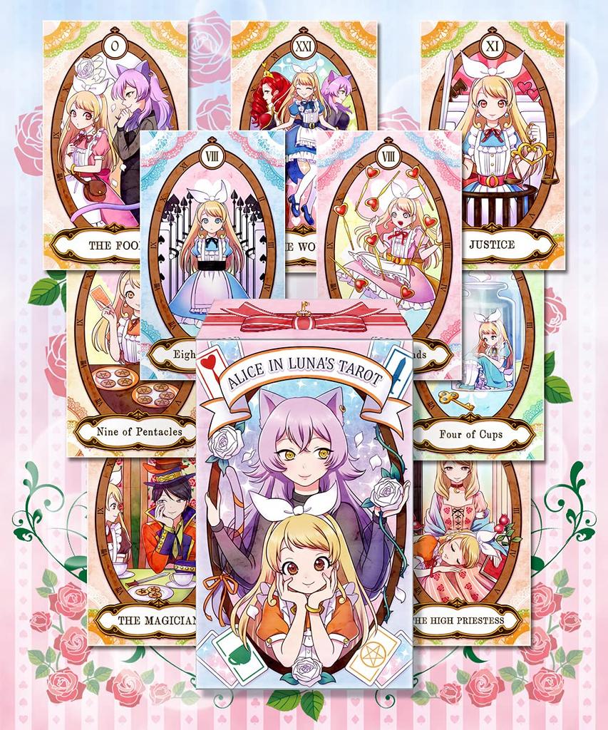 Alice In Tarot 78 Full Cute Luna's Deck, Cards, Deck,