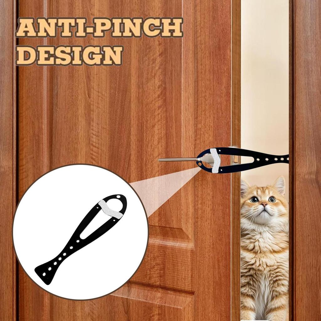 Adjustable Cat Door Lock Convenient Cat Door Access Device To Keep Door Open And Safe For Living Room Bedroom Balcony Study