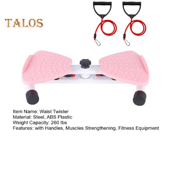 Rotační deska na pas s madly Nosnost 260 lbs Protiskluzová Tvarovač pasu Twister Tichý Muži Ženy Cvičení na střed těla Rotační disk