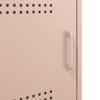 Nightstands 2 Pcs Pink 36 X 39 X 50.5 Cm Steel