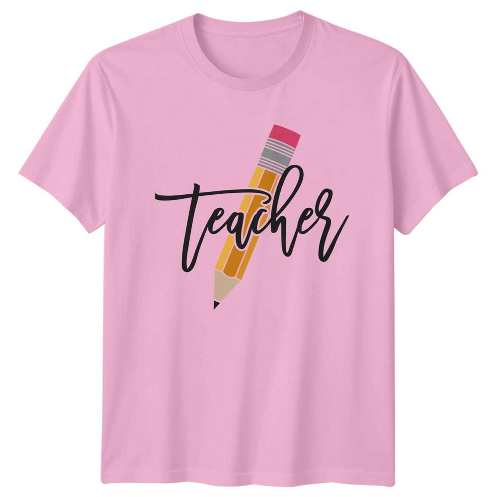 Teacher TShirt Pencil Design Adult Unisex Job Niche Gift Present