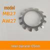 AN Locking Slotted Round Nut Set with KM Lock Washer (AW0405-14)