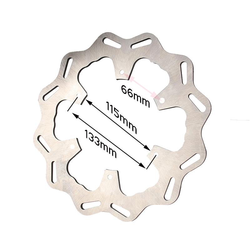 

For Yamaha YZ 125 250 125X 250X 250F 250FX 450F 450FX WR 250F 450F Dirt Bike MX New 245mm Motorcycle Rear Brake Disc Rotor Disk