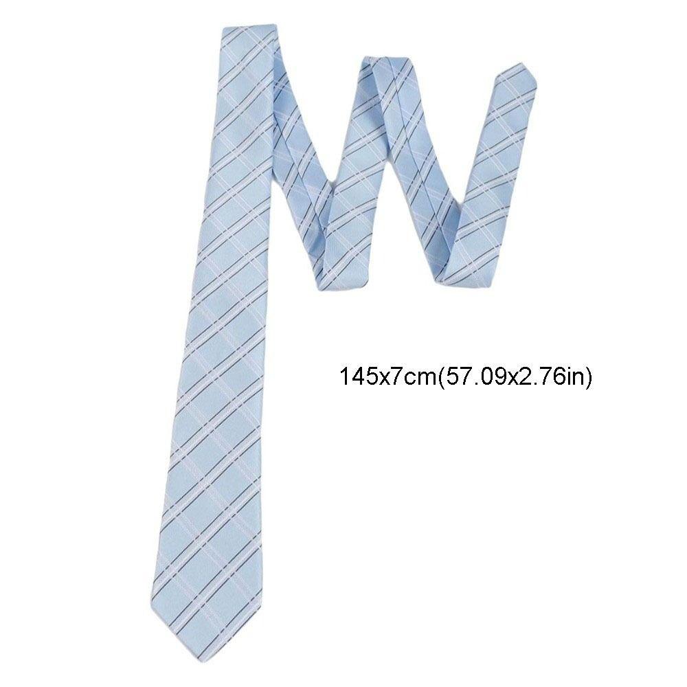 Sweet Cloth Striped Tie Pink Korean Style Shirt Tie Decoration Scarf College Style Belt Accessories Uniform Suit