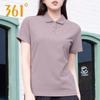 361 Sports Short-Sleeved Women's 2026 Summer New Style Ice Silk Quick-Drying Lapel T-Shirt Top Casual Breathable Polo Shirt for Women